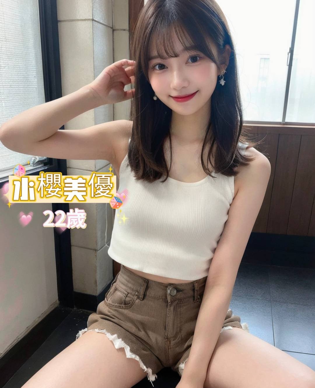 日本台南水櫻美優定點、外約圖片