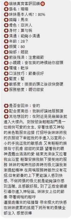 馬來西亞台中珊珊定點圖片