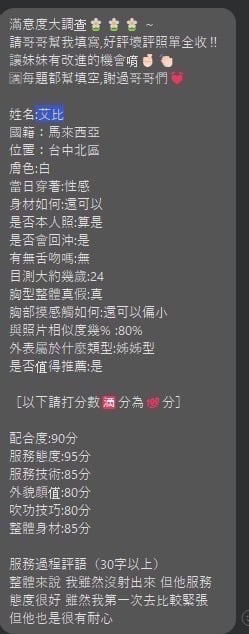 馬來西亞台中艾比定點圖片