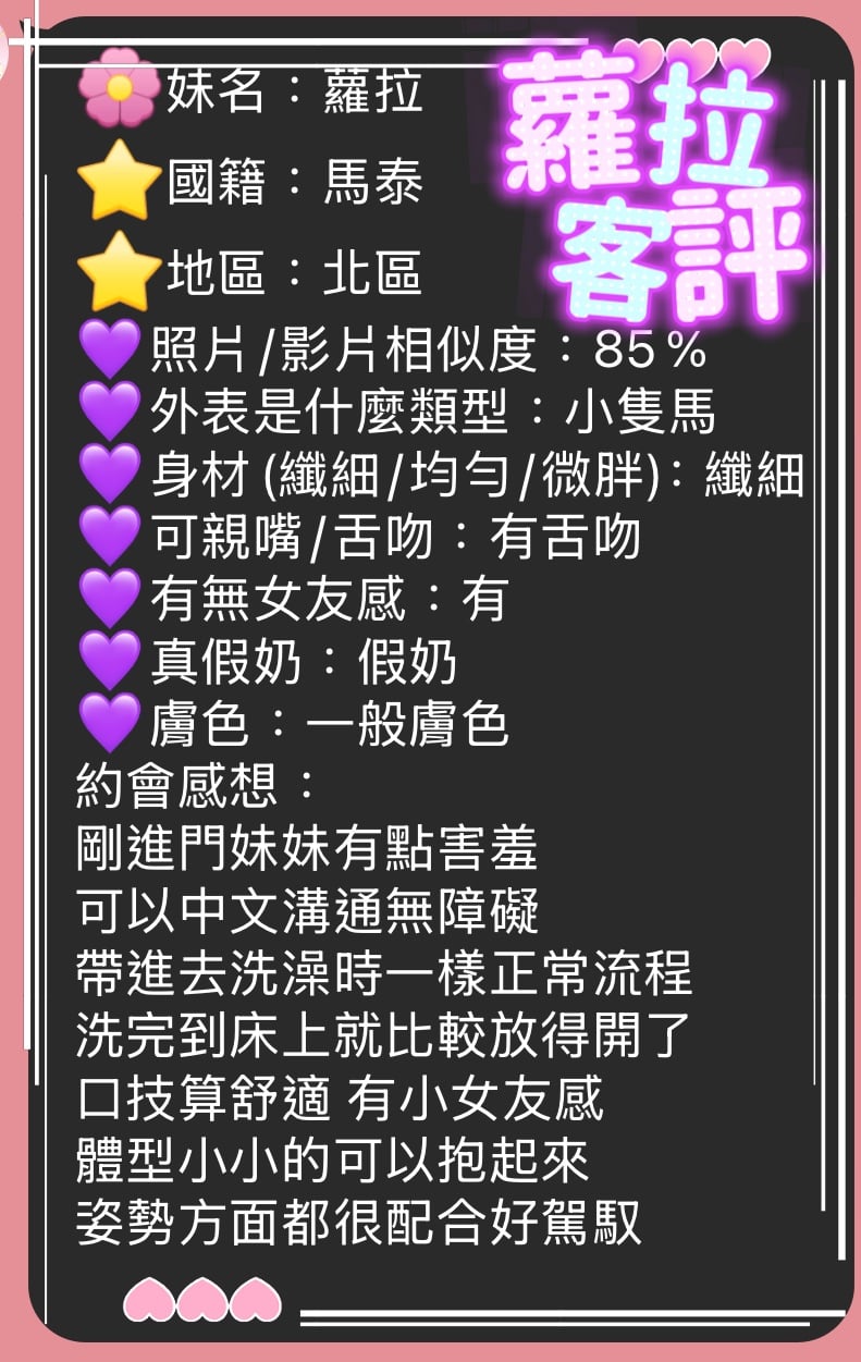 馬來西亞台中蘿拉定點圖片