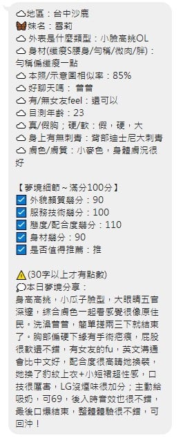 馬來西亞台中雪莉定點圖片