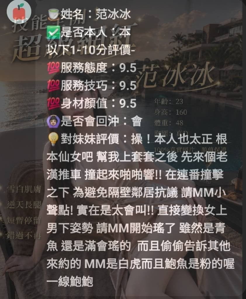 馬來西亞新竹范冰冰定點圖片