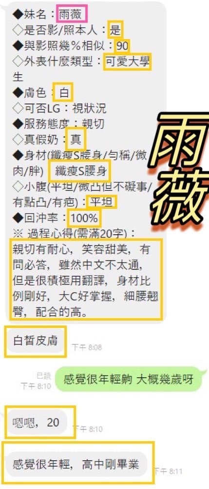 越南彰化雨薇定點圖片