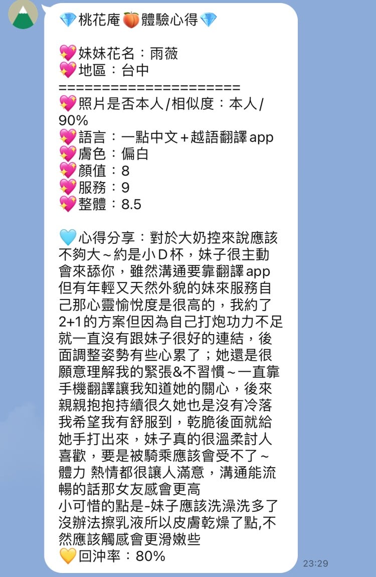 越南彰化雨薇定點圖片